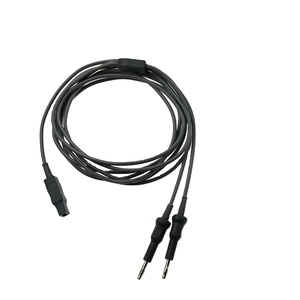 Kls MartinまたはValleylabfor Bovie用の再利用可能な双極鉗子ケーブルシリコンL = 3-m - Product Image 1