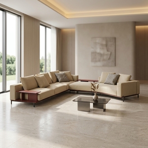 Divano Modulare Curvo Componibile per Soggiorno, Hotel, Appartamento, Villa, <span class=keywords><strong>Arredamento</strong></span> Minimalista OEM - Product Image 1