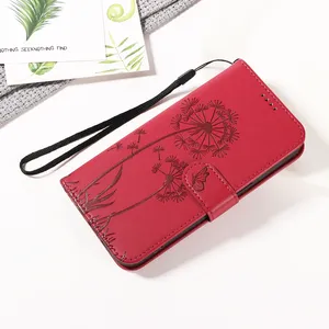 เคสโทรศัพท์ดีไซน์กระเป๋าสตางค์ลายนูนลายดอกแดนดิไลออนสำหรับซัมซุง A07 A17 A27 A37 A57 A06 A16 A26 A36 A56 A05 A15 A25 A35 <span class=keywords><strong>A75</strong></span> A55 - Product Image 3