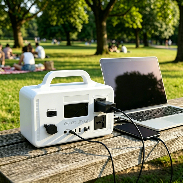 Wholesale Price White Multi Port DC 12V Output Camping Station Portable Solar Power Supply for RV Travel