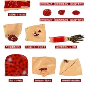 43 PCS Primeros auxilios Trauma Modelos de enfermería Juego de evaluación de trauma Simulación avanzada Juego de módulos de evaluación de Trauma - Product Image 5