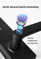 Serrure de porte électronique intelligente Tuya avec caméra de visiophone, écran HD, empreinte digitale, mot de passe, entrée sans clé, contrôle par application cloud, 100 empreintes digitales