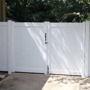 Clôture en <span class=keywords><strong>PVC</strong></span> <span class=keywords><strong>blanc</strong></span> de 6 pieds avec options de poteaux creux et solides-Personnalisée pour les exigences de charge de vent aux États-Unis - Product Image 3