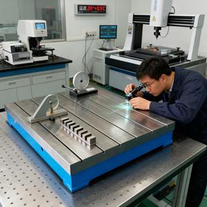 High-Quality Cast Iron Platform HT250 - Precision-<strong>Ground</strong> for Mechanical <strong>Inspection</strong>, CNC Calibration &amp; Tooling Setup - Product Image 4