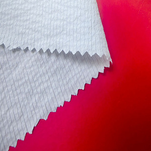 Tissu quadrillé en polyester 100% T400, motif à carreaux, ripstop, dobby, crêpe bulle, froissé, seersucker - Product Image 5