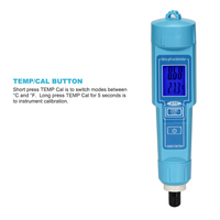 PH-6118 testeur de qualité de l'eau 2 en 1 de haute qualité testeur de PH et de température pH-mètres pour la peau cosmétique sol humide