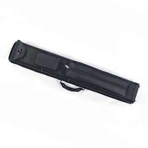 Estuche de cuero de alta gama para tacos de billar 3x5 negro, para 3 culatas y 5 flechas, con capacidad para 3B5S, en oferta 62289-362, de cuero PU - Product Image 1