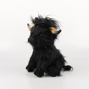 Hot Selling Soft Langhaarige Hochland kuh Kuscheltiere Plüschtiere Simuliertes schottisches Hochland kuh Tier Geschenk für Kinder - Product Image 4