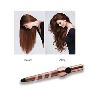 Hot sell Dual Voltage Electric Rotating Hair Curling iron 3 in 1 Wand Roller For salon or household curling iron