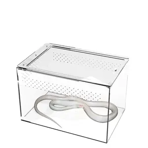 YAGELI Direct Supplier Lucite Reptile Display Box Turtle Tank Climbing box Snake Breeding Box