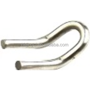 Adaptador de gancho en <span class=keywords><strong>U</strong></span> universal pequeño de acero inoxidable personalizado para tubo de escape de motocicleta y scooter, embalado en bolsa - Product Image 3