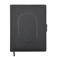 Planificateur numérique A5 Wireless Power Banktebook avec porte-cartes Powerbannote Bookocket Smart1 Oppybagft Reliure à spirale en cuir