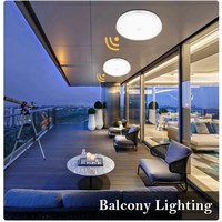 Plafonniers LED Intelligents à Détecteur de Mouvement 12W 18W, Lumières LED Industrielles 220V, Éclairage LED Moderne à Capteur PIR Intelligent