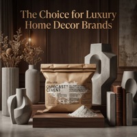 Emballage personnalisé OEM, ciment décoratif artisanal à prise rapide, formule haute résistance pour les marques de produits d'intérieur en béton artisanal