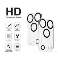Film de protection en verre trempé anti-rayures pour objectif d'appareil photo, compatible avec iPhone 17, 16, 15, 14, 13 Pro Max, 12, 11