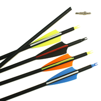 Kimymusen — flèches à tir à l'arc 500 carbone, colonne de 30 pouces, flèches de chasse et de pratique pour arc composé et arc Recurve