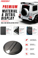 Kit de mise à niveau Perfiply style B800 en fibre de carbone sèche pour cache-roue de secours Mercedes-Benz Classe G W463 W464 G500 G550 G55 G63
