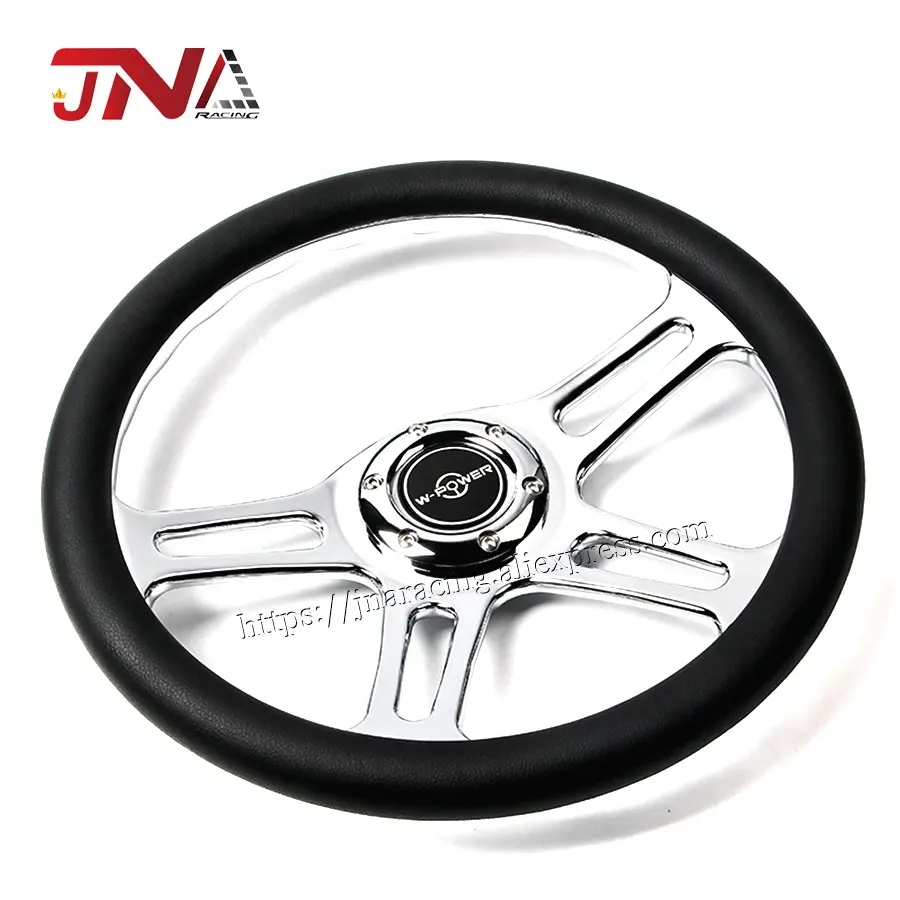 Классическое Рулевое колесо для карт JDM 350 мм/14 дюймов для спортивных гоночных автомобилей