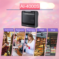 Machine de caisse AIXW pour supermarché avec lecteur de codes-barres QR 2D pour la lecture des codes-barres des emballages de marchandises