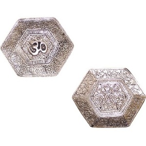 White Metal Round Incense Holder & Ash Catcher Cone <b>Burner</b> Agarbatti Stand Incense Aroma Therapy Stand - Product Image 3