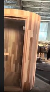 Noir Électrique Traditionnel En Bois à Guanzhou 2 4 6 Personnes Sauna Finlandais Au Feu De Bois Australie Cèdre Harvia Sauna Extérieur Baril - Product Image 3