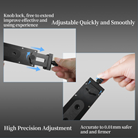 Support universel pour tablette et téléphone portable en alliage d'aluminium entièrement usiné CNC, idéal pour la photographie, le streaming en direct et les selfies Bluetooth