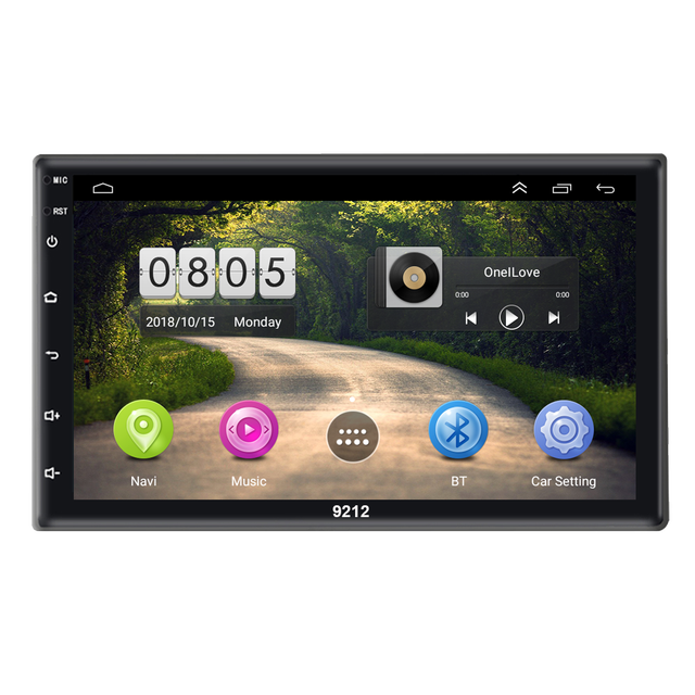Android Car Radio 2.5D Touch Screen Universal GPS Navigation DVD Stereo 7 Inch Radio Autoradio Car Multimedia Player