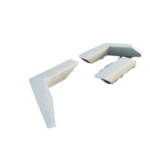 Nuevos Materiales de Construcción de Piedra, Banco Irregular de GRC Gris 19037944544 para Interiores, Exteriores, Parques y Plazas - Product Image 3
