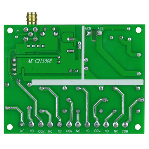 Thông minh nhiều DC 12V 24V 36V 10A 433Mhz 4 KÊNH không dây Relay RF điều khiển từ xa chuyển đổi Receiver + 4CH kim loại Transmitter - Product Image 6