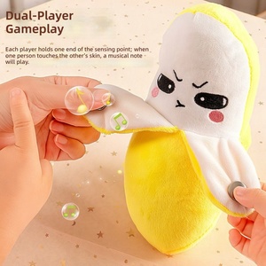 Giocattoli Educativi Musicali per Bambini, Pianoforte a Forma di Frutta in Cotone PP, Giocattoli di Peluche a Forma di Banana Super Morbidi con Musica Induttiva - Product Image 2