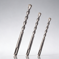 Jeu de 5 forets rotatifs SDS-Plus TCT en carbure de tungstène PROFI TOOL de qualité professionnelle pour béton, garantie 3 ans