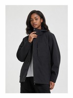 Veste technique de trekking 3 en 1, imperméable 10000 mm, hardshell avec fermetures éclair respirantes sous les aisselles et doublure polaire