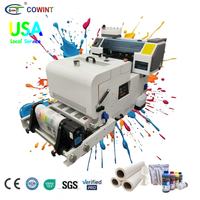 COWINT 2025 Nouvelle Imprimante DTF A3 Rouleau à Rouleau 30cm Encre Pigmentée Entièrement Automatique Tête d'Impression Epson Intégrée Secoueur de Poudre d'Impression 1