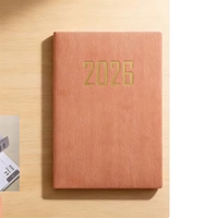 Carnet de notes personnalisé avec logo 2026, couverture rigide en cuir PU A5