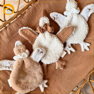 Doudou Lapin en Peluche Doux pour Bébé, Couverture de Sécurité, Jouet Réconfortant pour Nouveau-né, Cadeau de Literie pour Berceau - Product Image 6