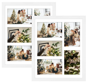 Nhà máy trực tiếp tùy chỉnh sedex cho FSC rắn gỗ thông hình ảnh khung unbroken Tempered Glass trắng đen 11x14 12x16 Kích cỡ bao gồm - Product Image 3