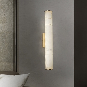 Hiện đại đơn giản LED Alabaster Đèn tường thiết kế mới Tường Đèn treo tường chiếu sáng sáng tạo bề mặt tường gắn trang trí ánh sáng đồng cơ thể - Product Image 4