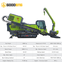 Machine de forage électrique Goodeng GSE600-LS, équipement de forage directionnel pour l'installation de pipelines souterrains