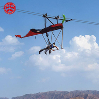 Tirolesas al Aire Libre, Columpios, Emocionante Aventura, Lugar Escénico, Tirolesa, Teleférico, Equipo de Teleférico