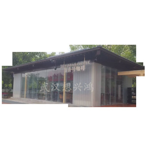 ห้องรับแดดกระจกสไตล์จีนพร้อมหลังคาแบนกระจกนิรภัยสำหรับสถานที่พักผ่อน - Product Image 1