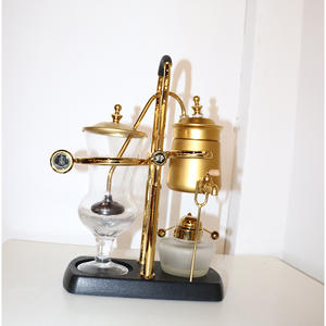 Kraliyet belçikalı dengeleme Brewer taşınabilir cam paslanmaz çelik espresso vakum sifon sifon kahve makinesi pot - Product Image 6