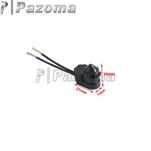 W/molex מחברים 12v מתג השבתה פלסטיק שחור הפקק רגיל בדרך כלל פתוח עבור הרלי/dynna/sportster 2012-2021 - Product Image 5