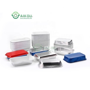 Jetable en vol <span class=keywords><strong>avion</strong></span> <span class=keywords><strong>repas</strong></span> <span class=keywords><strong>plateau</strong></span> revêtement alimentaire cuisson boîte de récipient de papier d'aluminium de compagnie aérienne cocotte avec couvercle en aluminium - Product Image 1