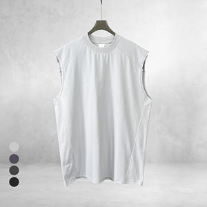 <b>Men's</b> Oversized Athletic Street Vest 2025 Streetwear Multi-Panel Sleeveless - Product Image 3