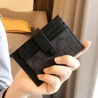 Portefeuille et porte-cartes géométrique portable, court, petit et pliable avec anti-dégaussage pour permis de conduire et porte-monnaie