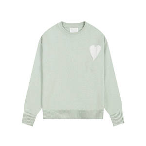 Aming – Nouveaux pulls tricotés personnalisés pour homme, collection automne-hiver, avec broderie cœur et impression, en laine et cachemire, haute qualité - Product Image 2