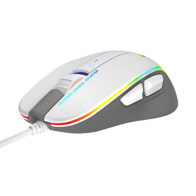 MEETION MT-GM23 Gaming Style Professional Lighting DPI Adjustable Wired 12800 RGB Gaming Mouse
