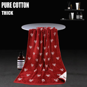 Telo da bagno all'ingrosso di alta qualità in puro cotone jacquard super morbido e delicato modelli personalizzati con <span class=keywords><strong>colori</strong></span> opposti - Product Image 1
