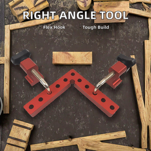 Regla de ángulo recto de aluminio de 90 grados en forma de L industrial OEM soporte de abrazadera auxiliar de grado DIY soporte ODM personalizado - Product Image 4