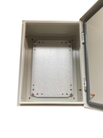 YQBOX ME403020 Boîte de distribution murale en acier laminé à froid poli, étanche IP65, 400x300x200mm
